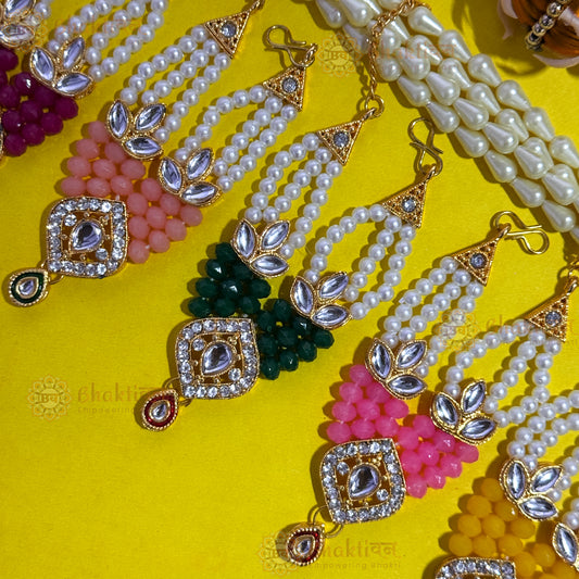 Colorful beads Necklace for Ladoo Gopal