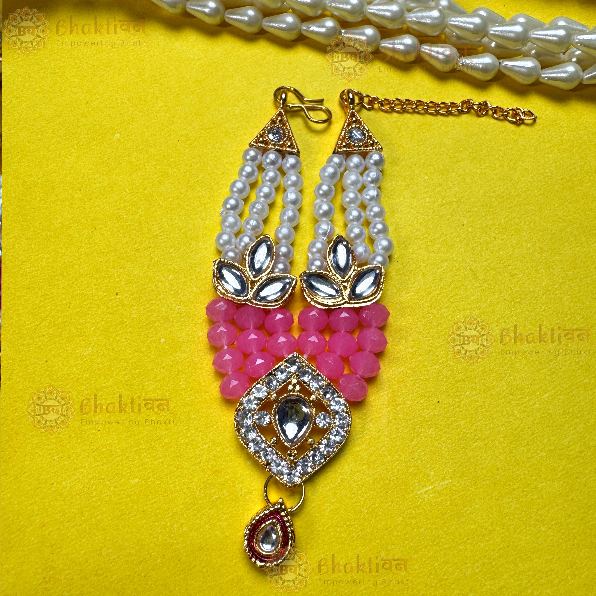 Colorful beads Necklace for Ladoo Gopal