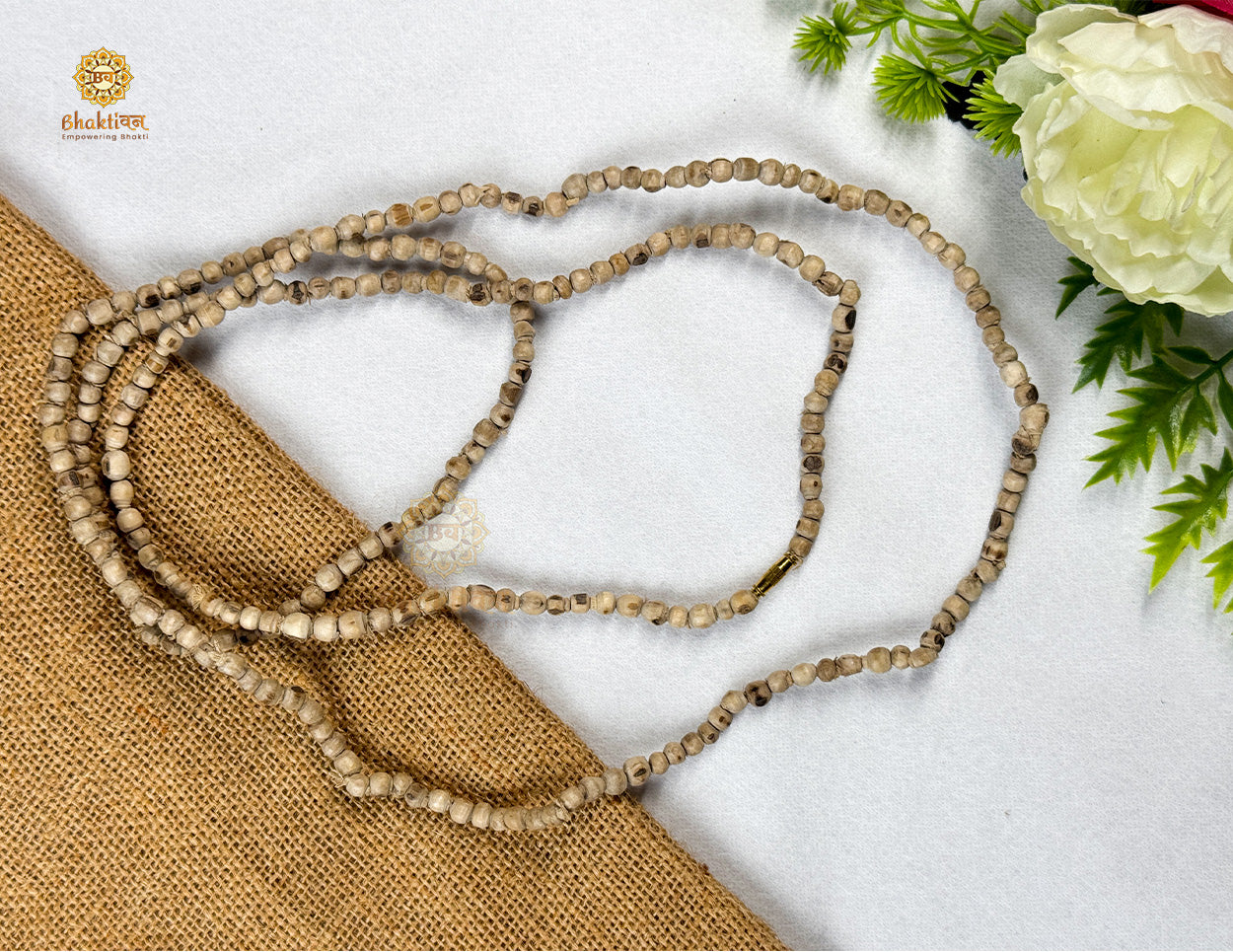 227- Pure Tulsi round beads 3 rounds Mala