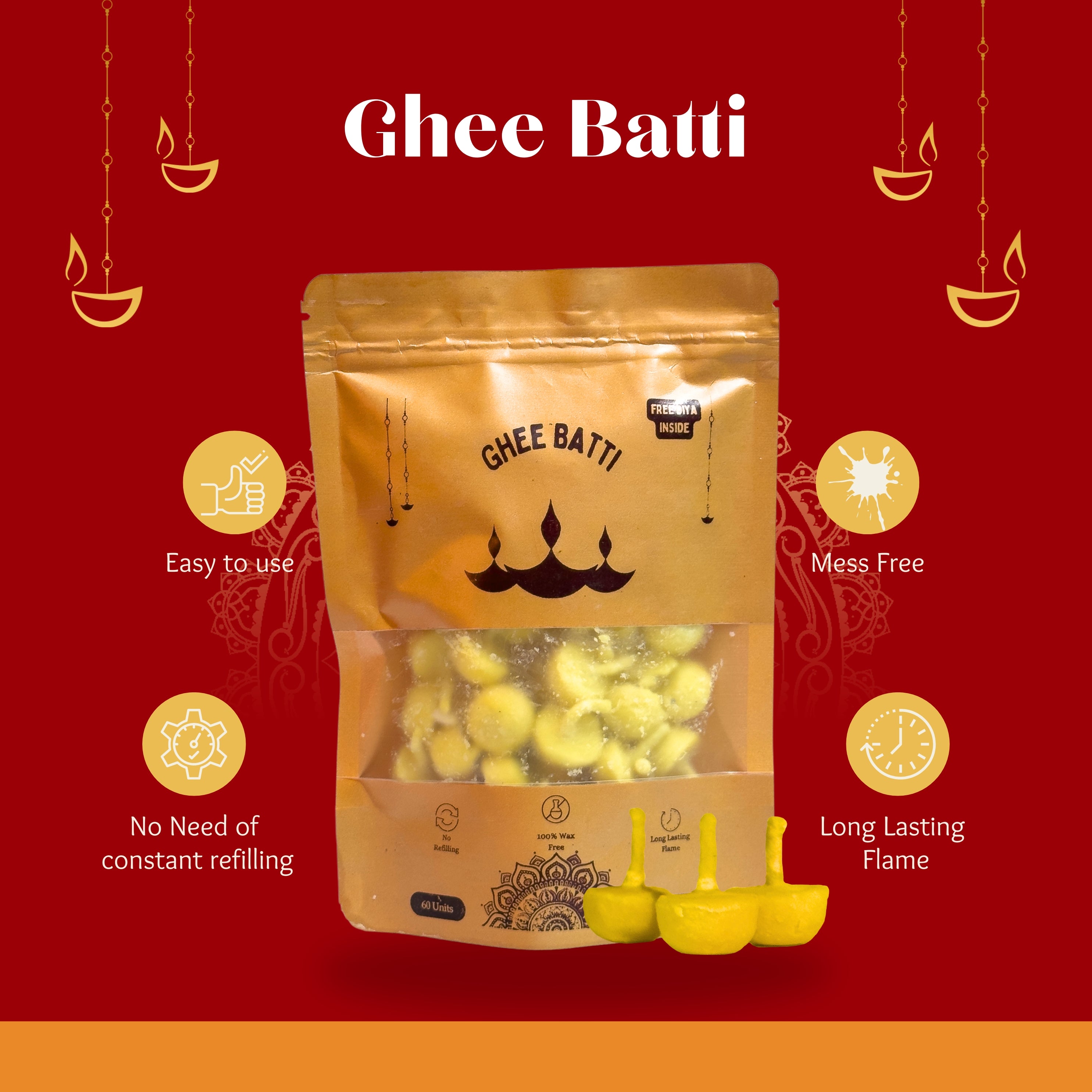 Large Ghee Batti